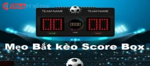 Giải thích kèo chấp score box cho tân thủ