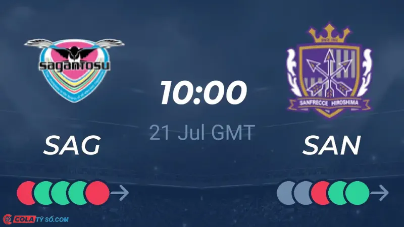 Soi kèo Sagan Tosu vs Sanfrecce lúc 17h00 ngày 21/07: J1 League