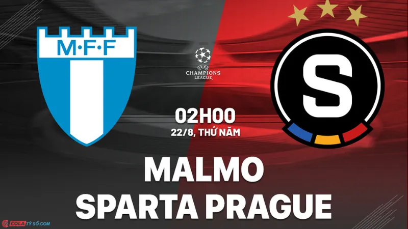 Soi kèo Malmo vs Sparta lúc 2h00 ngày 22/08: UEFA Champions League